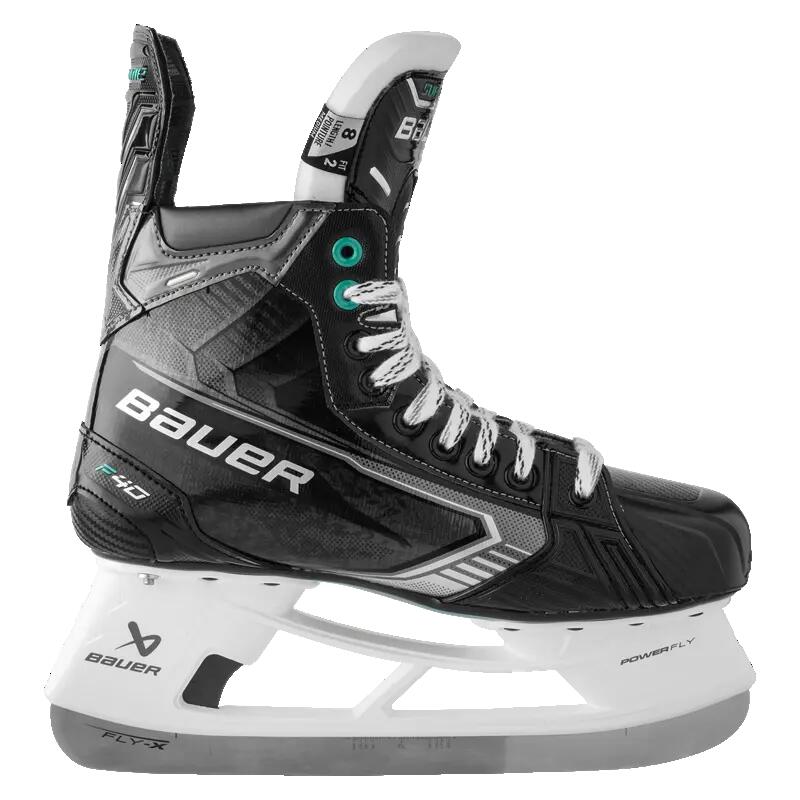 BAUER Supreme F40 Intermediate czarne łyżwy hokejowe – FIT1 3/9