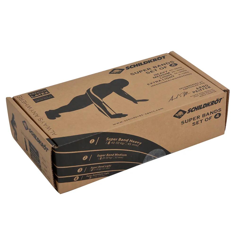 Zestaw taśm oporowych Super Bands - 4 sztuki (6 - 50 kg) 2/7