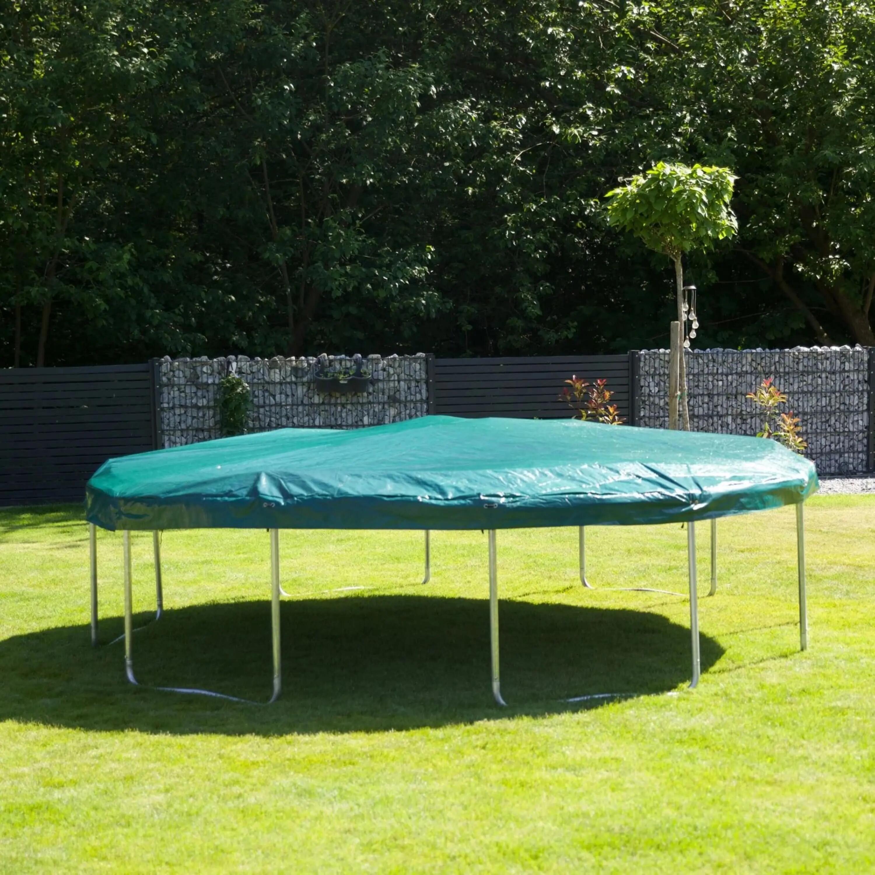 Runde Trampolin Abdeckung Ø183cm, Reißfest, Wasserdicht, UV-beständig, Universal 8/8