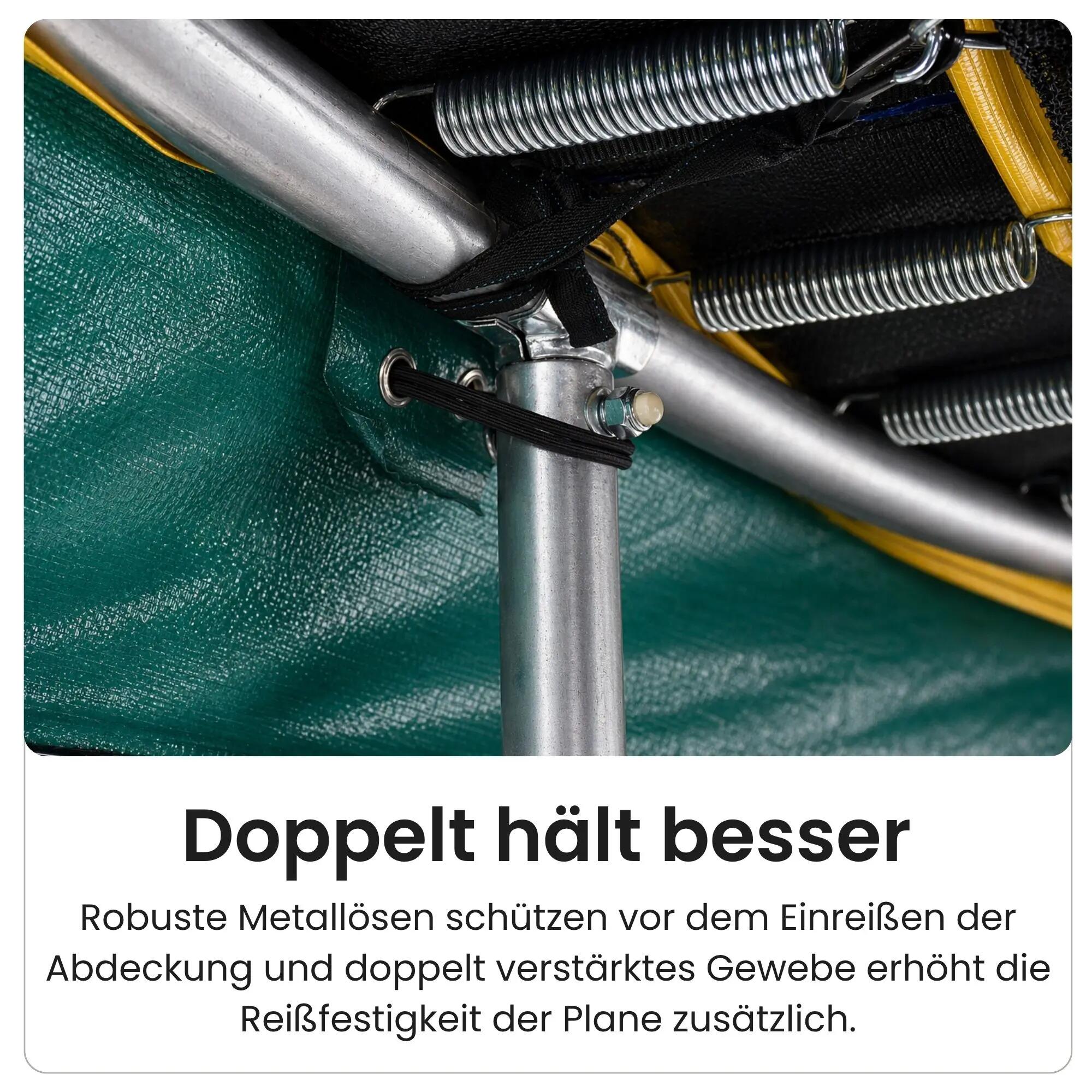 Runde Trampolin Abdeckung Ø183cm, Reißfest, Wasserdicht, UV-beständig, Universal 7/8
