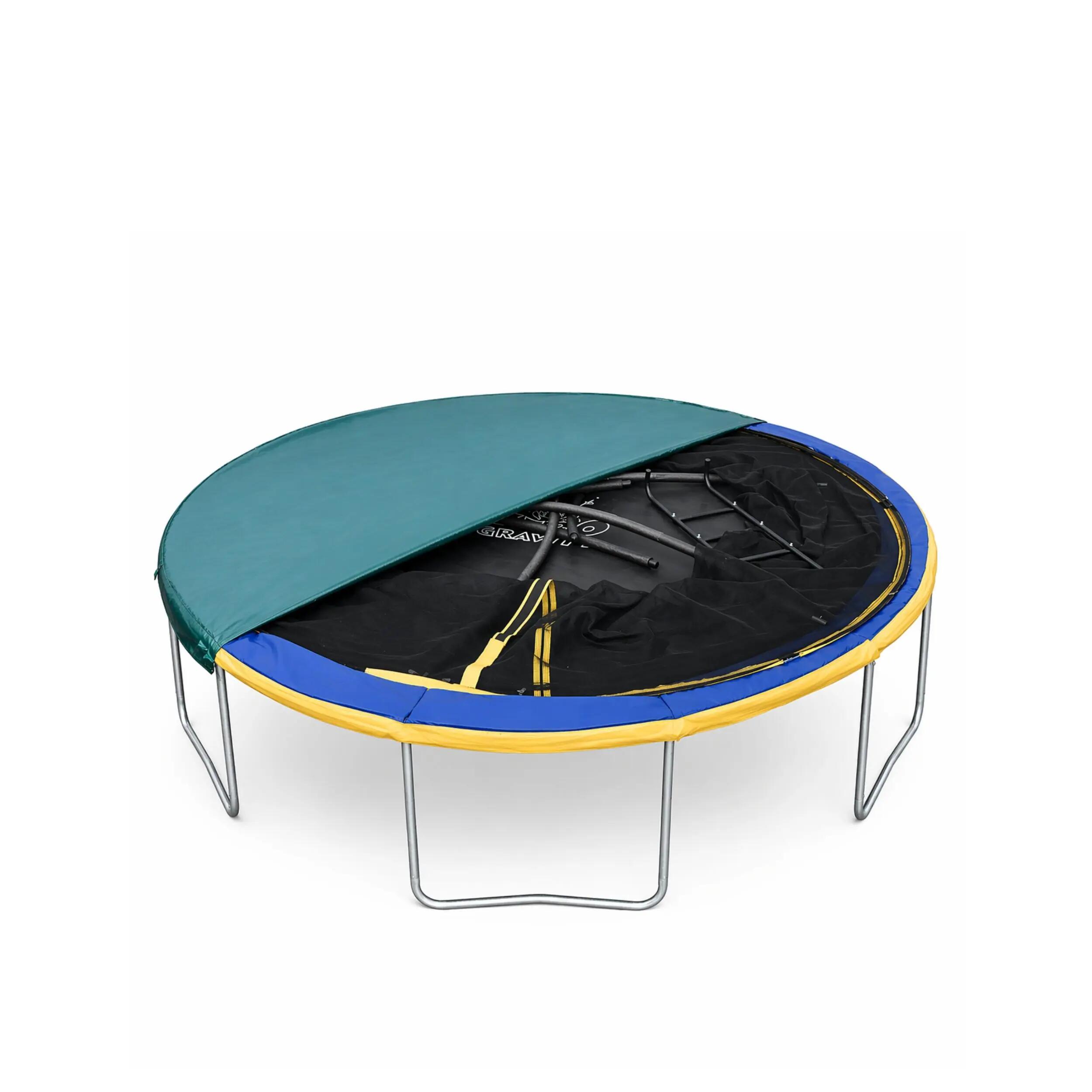 Runde Trampolin Abdeckung Ø183cm, Reißfest, Wasserdicht, UV-beständig, Universal 2/8