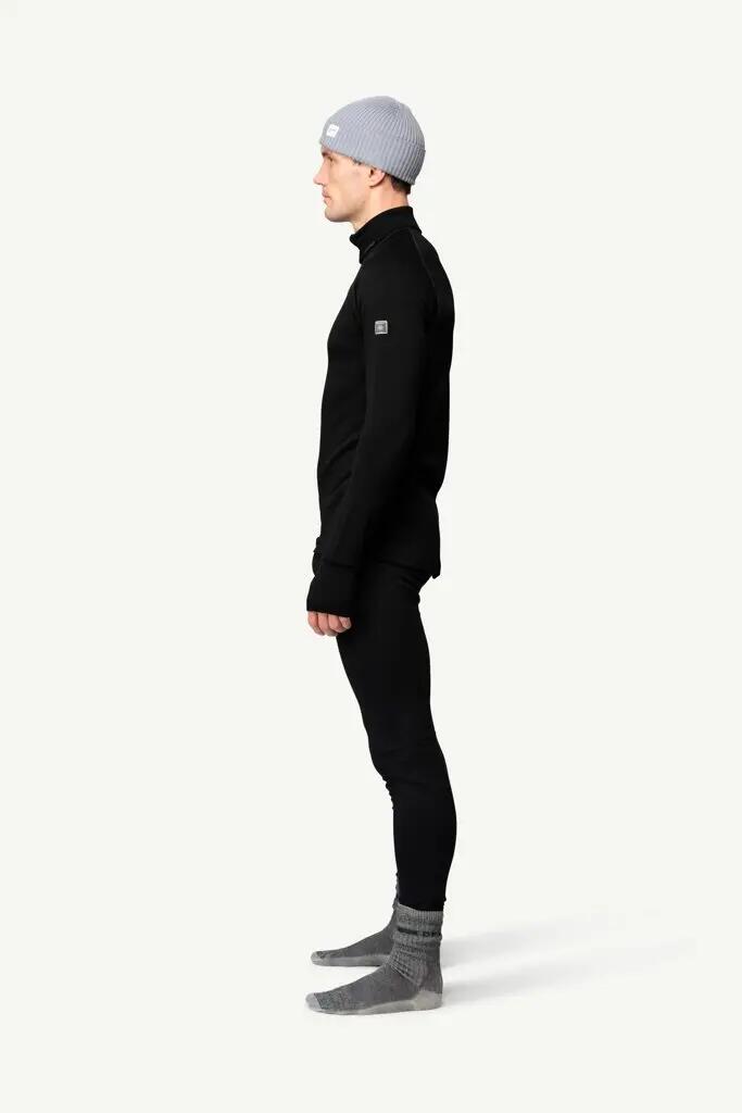 Chemise DEVOLD Expedition Merino 235 Zip, noir 3/7
