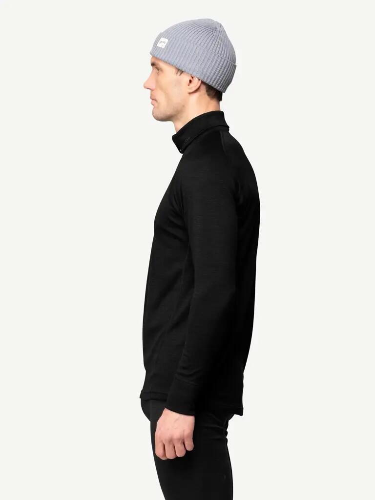 Sous maillot Devold Duo Active Merino 205 Z.Neck Noir Homme 3/7