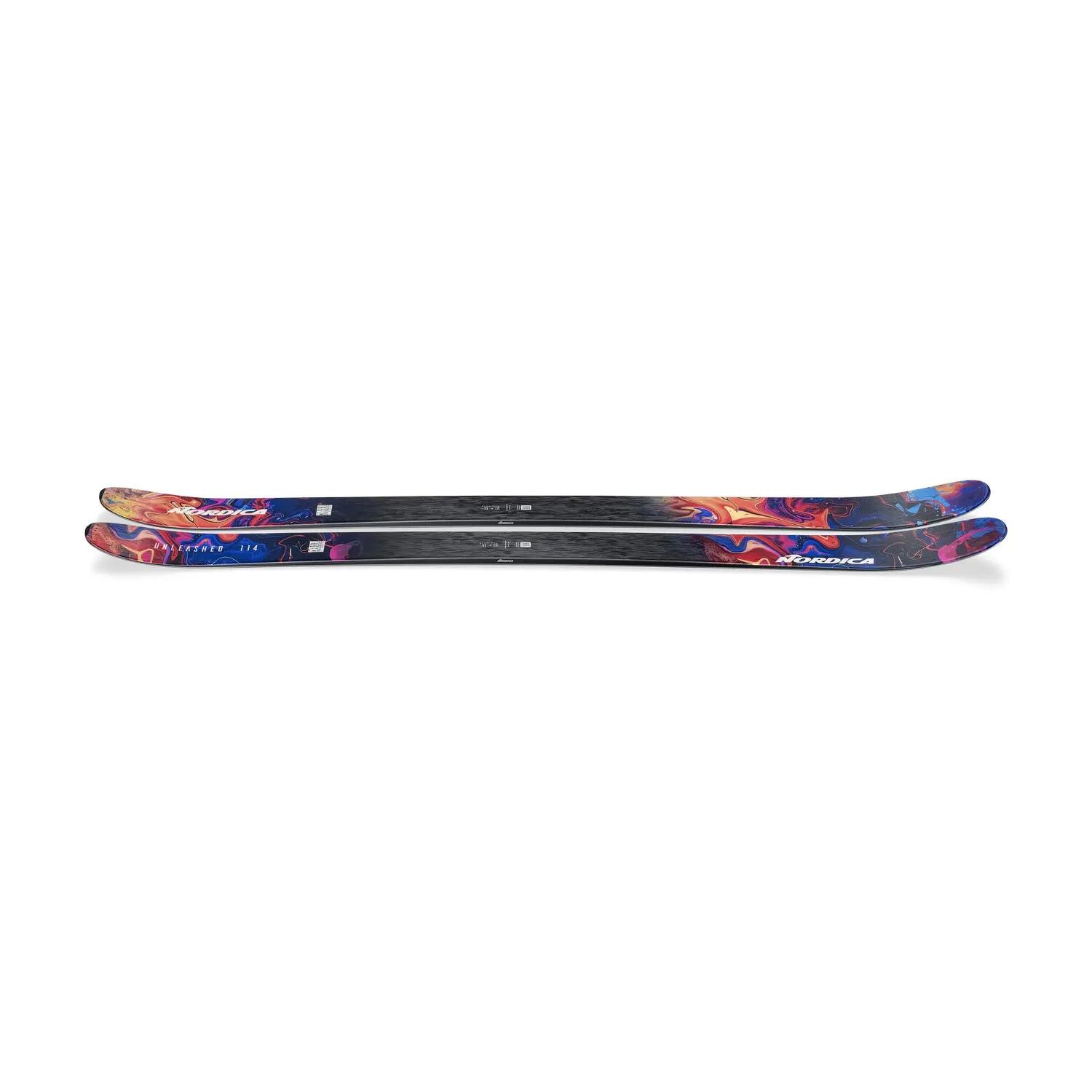 Nordica Unleashed 114 Skis Black 3/3