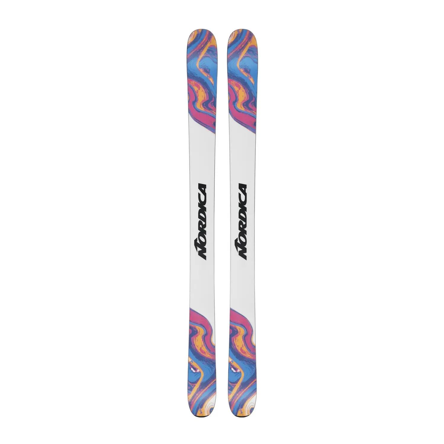Nordica Unleashed 114 Skis Black 2/3