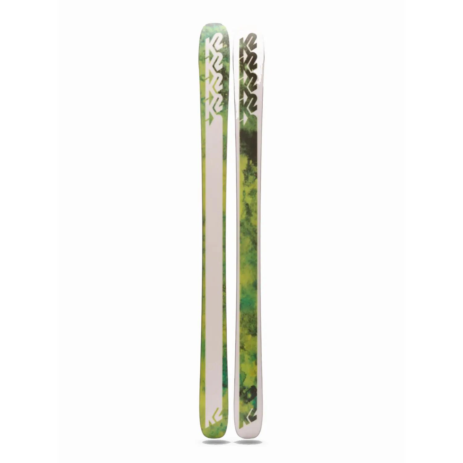 Sci singoli K2 Reckoner 102 Green da uomo (senza attacchi) 2/9