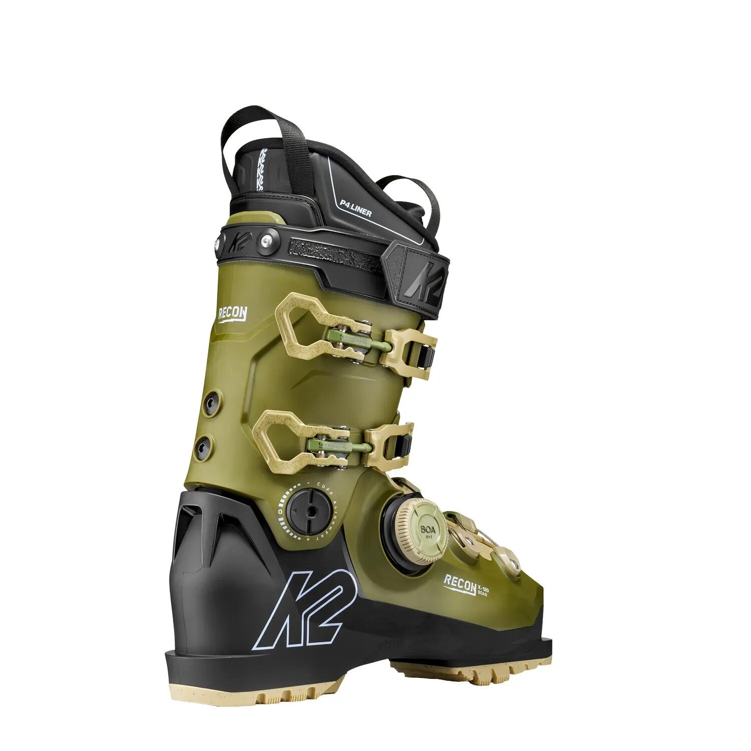 Skischoenen voor heren Recon X 120 Boa zwart 2/4