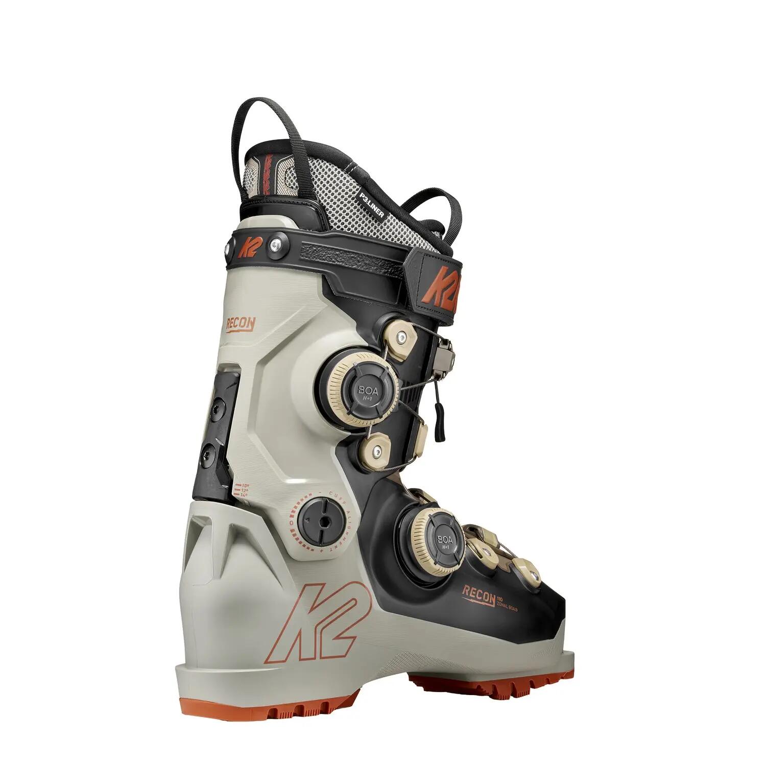 Men's Recon 110 Zonal Boa Ski Boots - Black 2/4