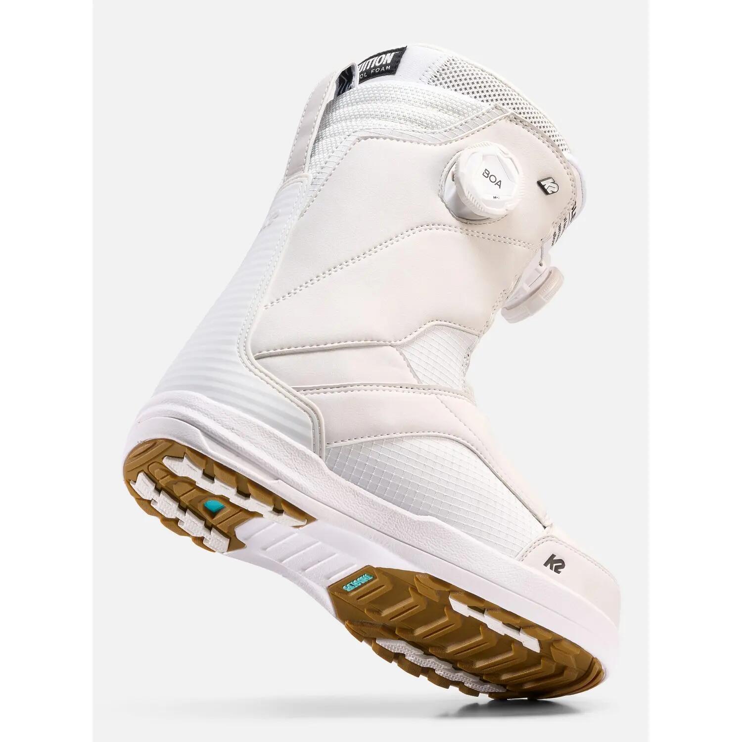 Women's Kinsley All Mountain Snowboard Boots - White 4/4