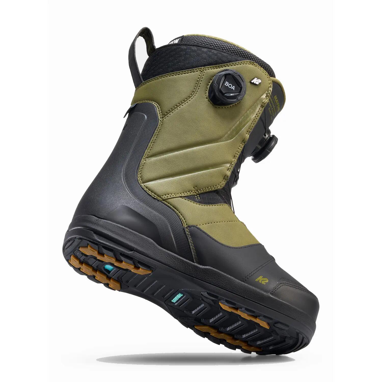 Men's Maysis Snowboard Boots - Green Fatigue 4/4
