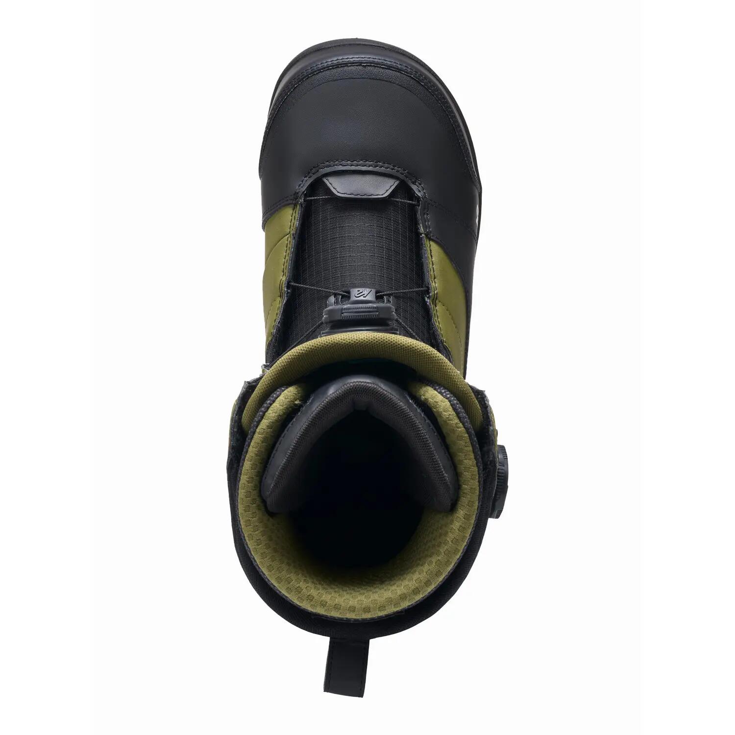 Men's Maysis Snowboard Boots - Green Fatigue 3/4