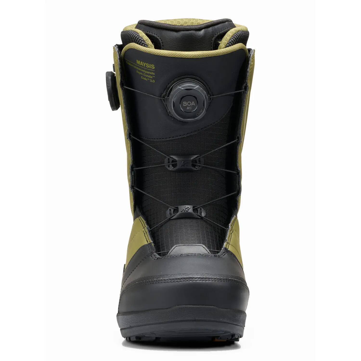 Men's Maysis Snowboard Boots - Green Fatigue 2/4
