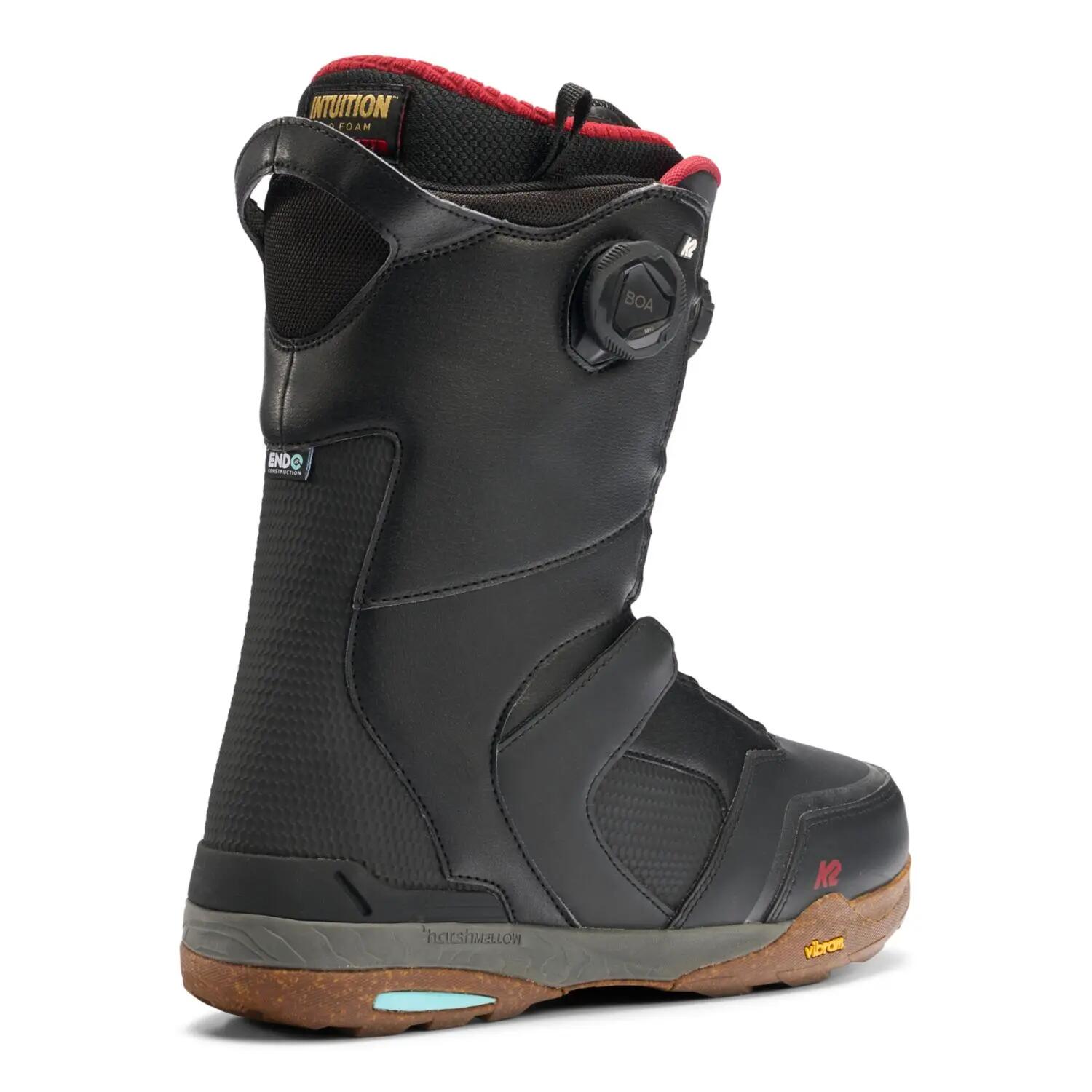 Stivali da snowboard K2 Thraxis neri da uomo 3/4