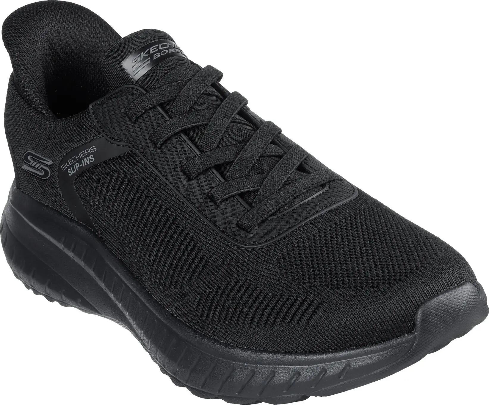 Zapatillas Lifestyle Skechers Slip-ins Bobs Sport Squad Chaos Solid Step, negras 5/7