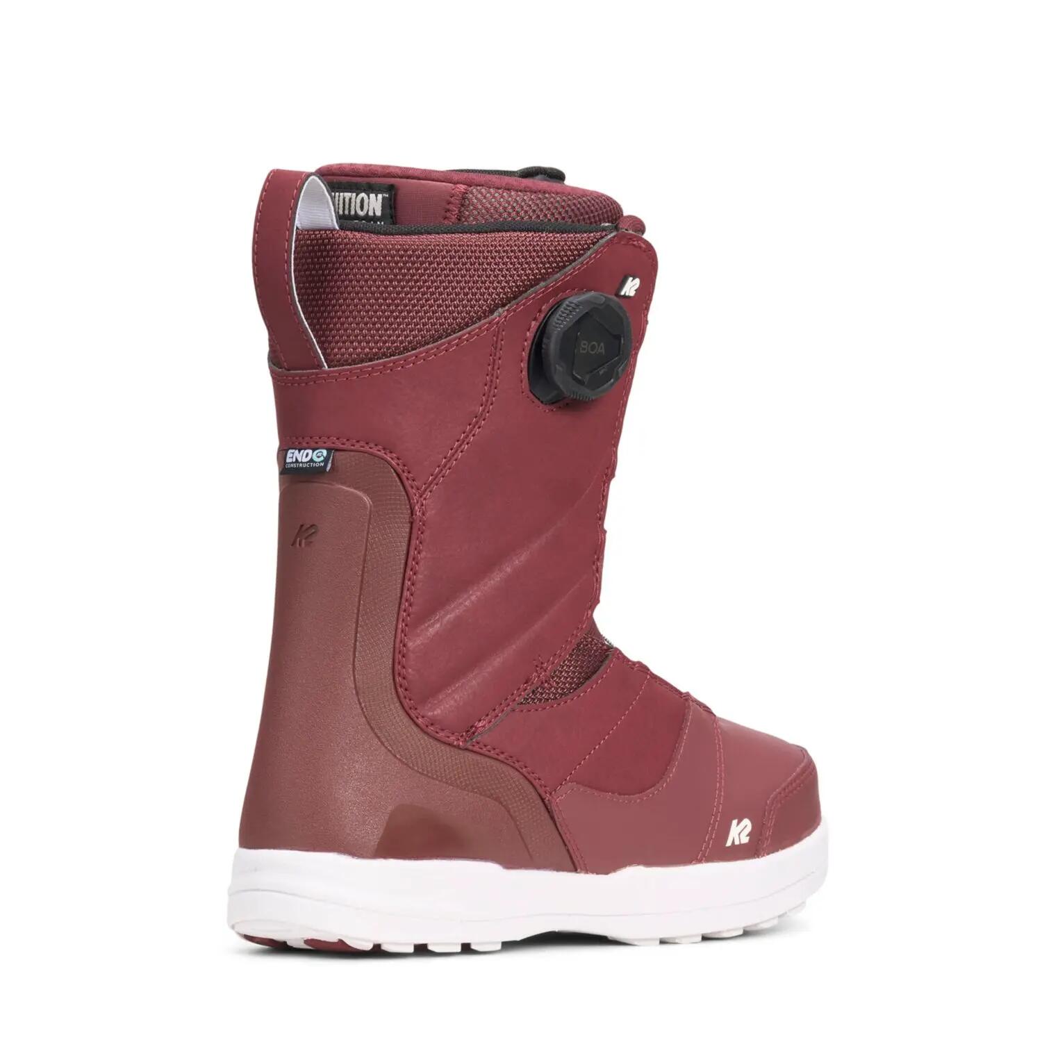 Botas De Snowboard Contour Maroon Mulher 2/4