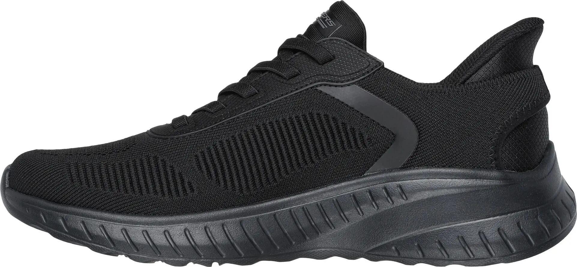 Zapatillas Lifestyle Skechers Slip-ins Bobs Sport Squad Chaos Solid Step, negras 2/7