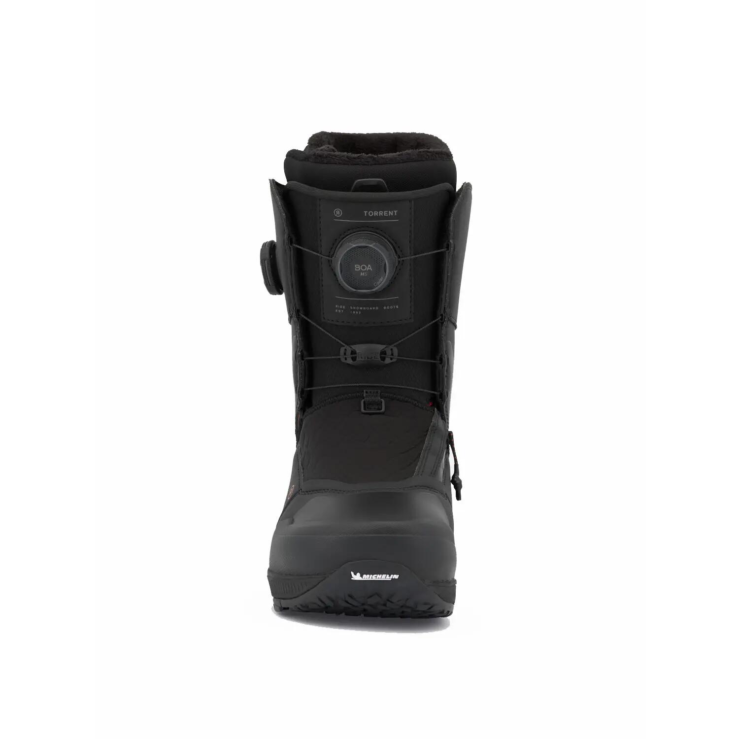 Men's Torrent Rental Black All-Mountain Snowboard Boots 3/4