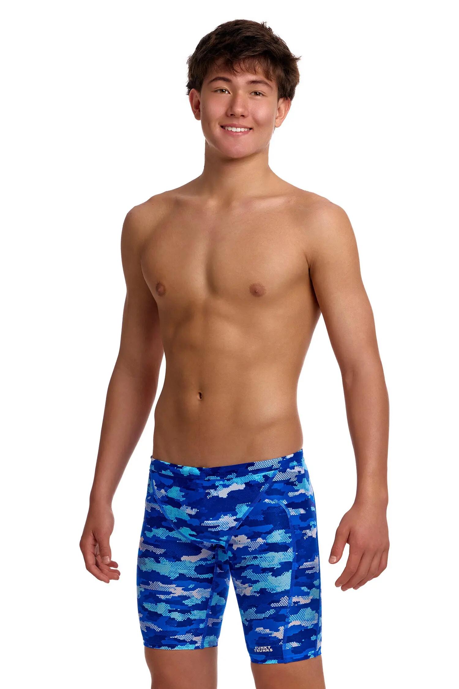 Spodenki FUNKY TRUNKS Clean Marine - jammery chłopięce 1/6