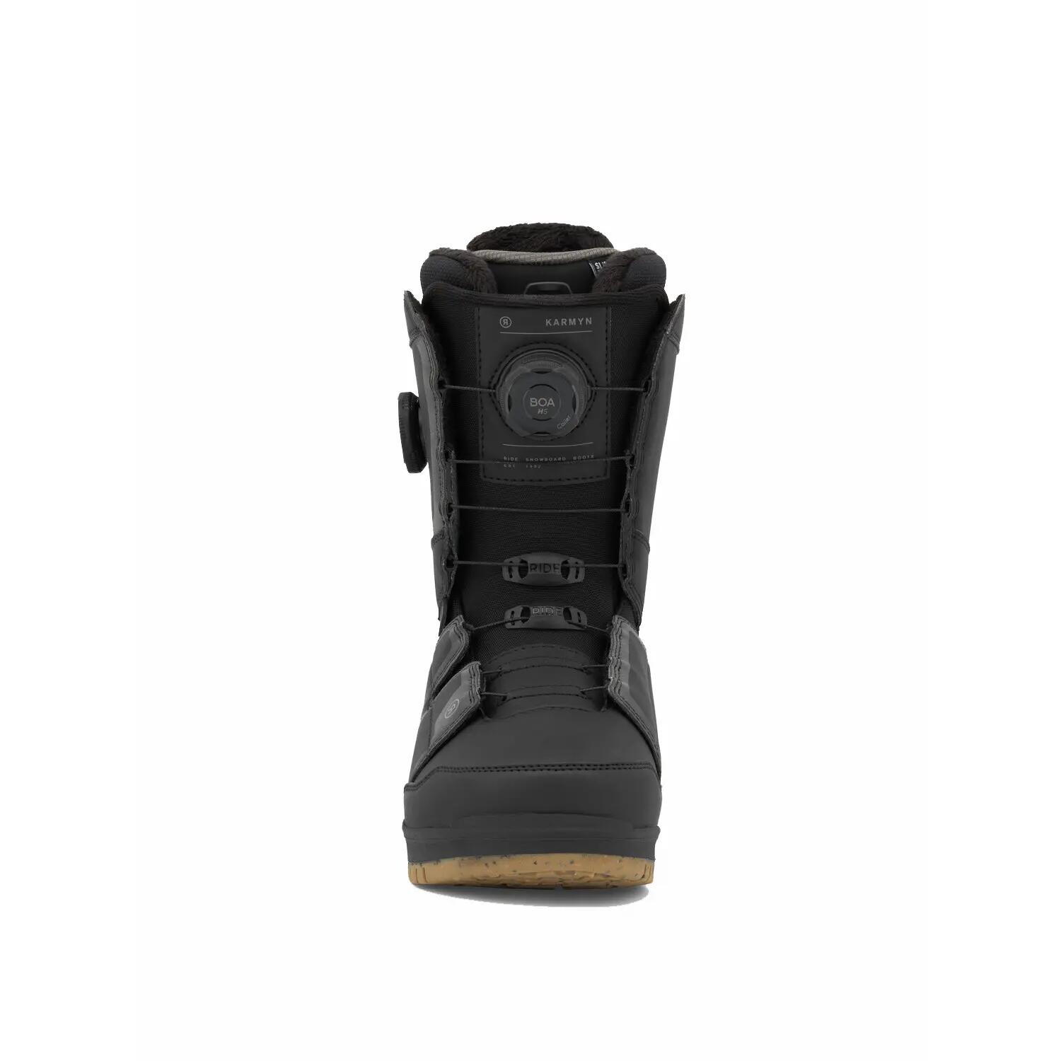 Boots De Snowboard Karmyn Zonal Black Freestyle Femme 3/4