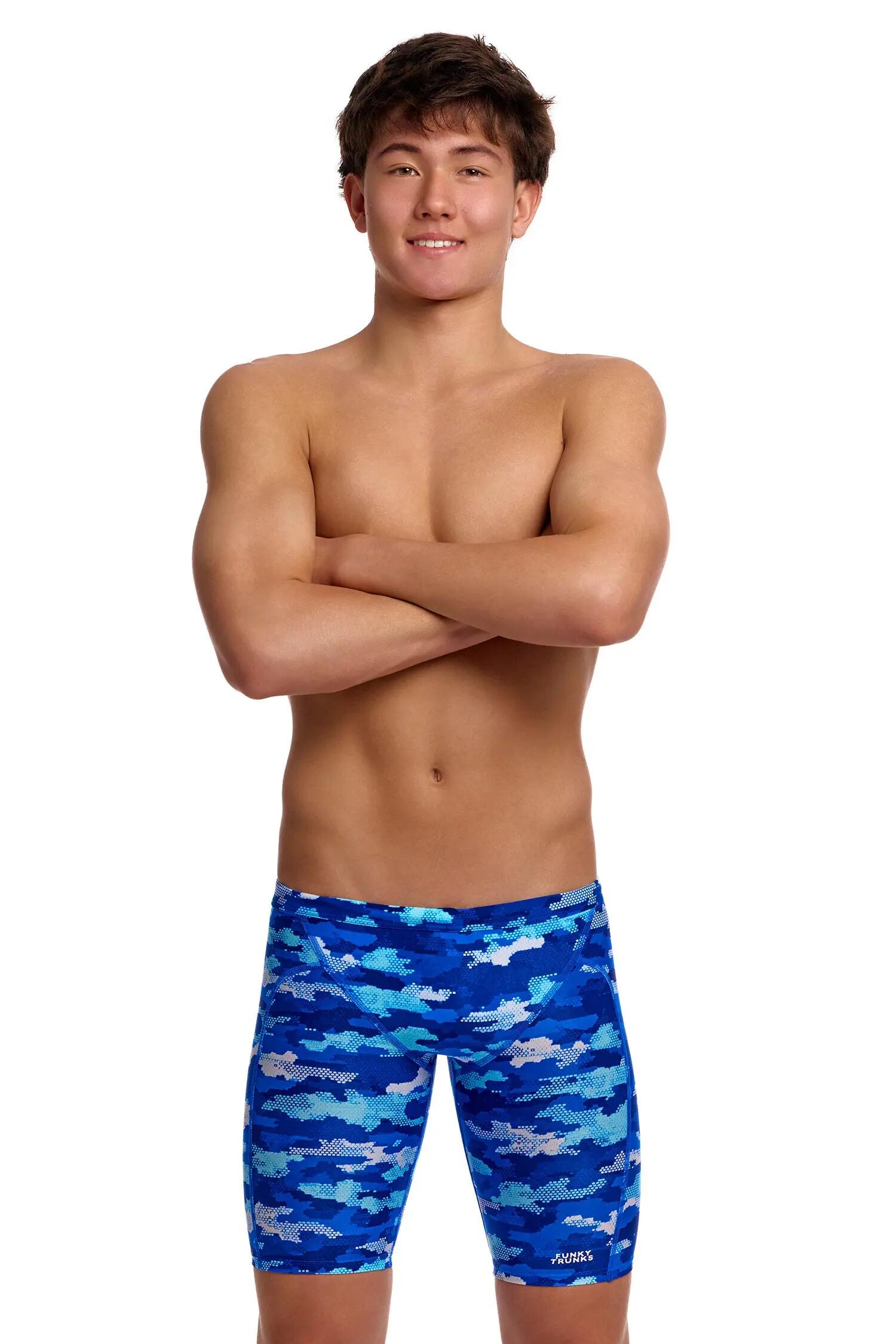 Spodenki FUNKY TRUNKS Clean Marine - jammery chłopięce 4/6