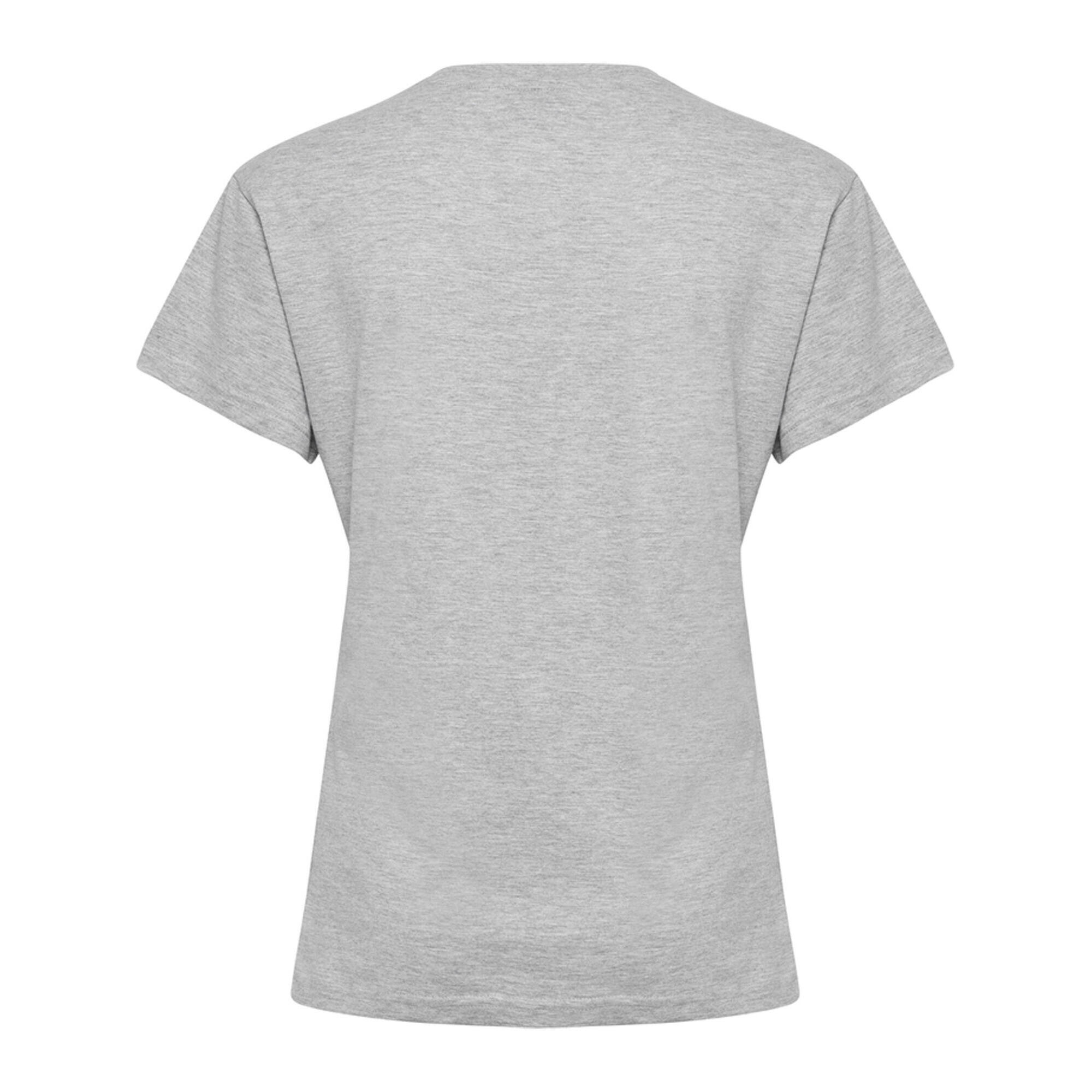 Koszulka sportowa z krótkim rękawem damska Hummel Cotton Logo 5/8
