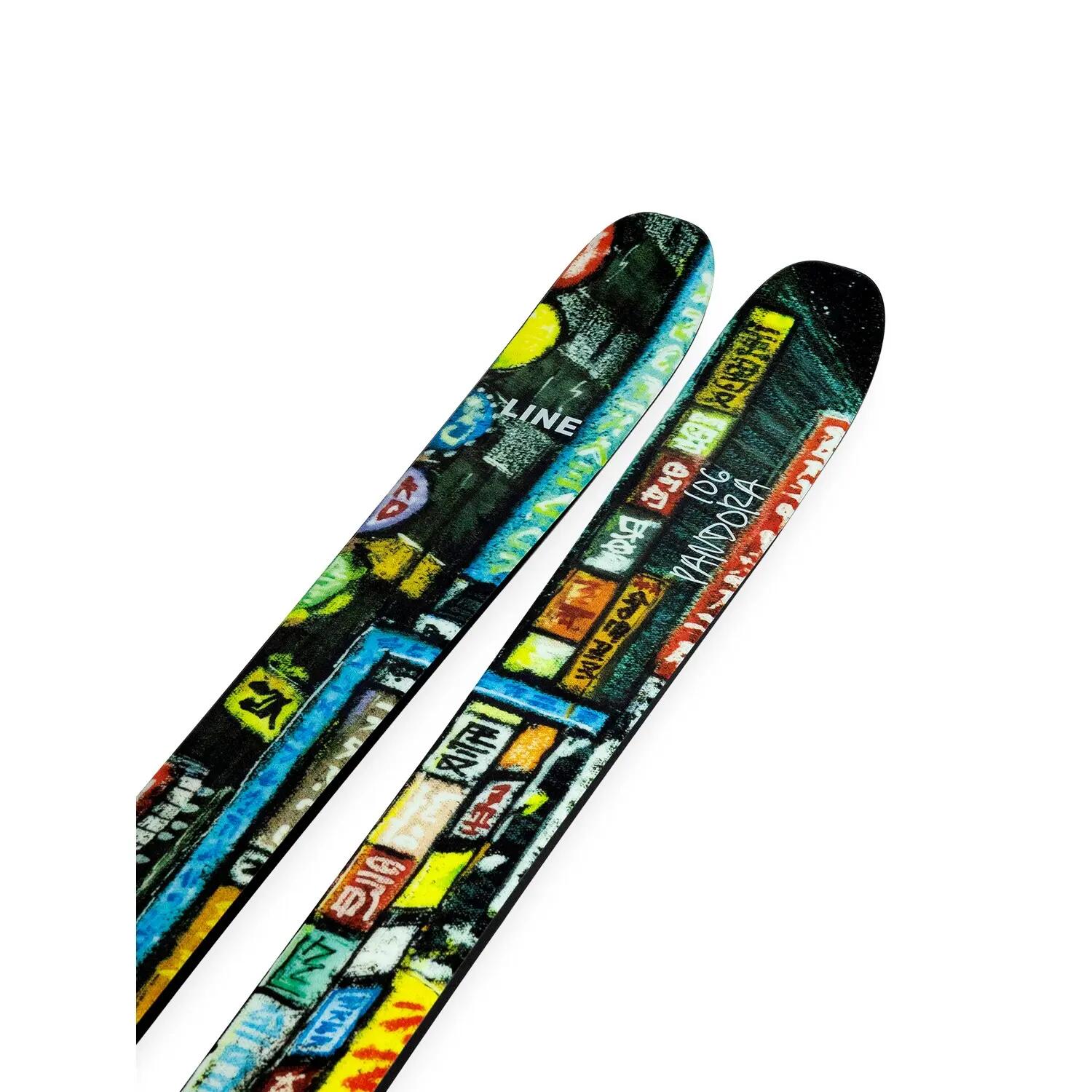 Esquíes LINE Pandora 106 Multicolor 3/7