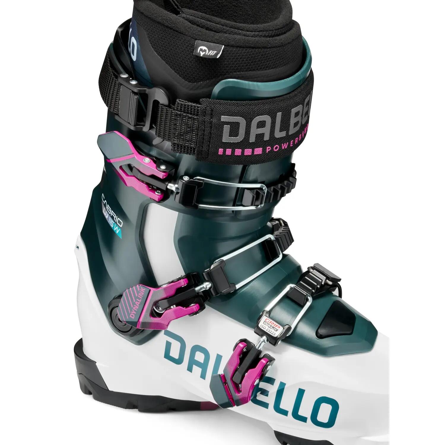 Women's Cabrio Lv 115 W 3dwrap Ski Boots - White Dark Petrol 4/4