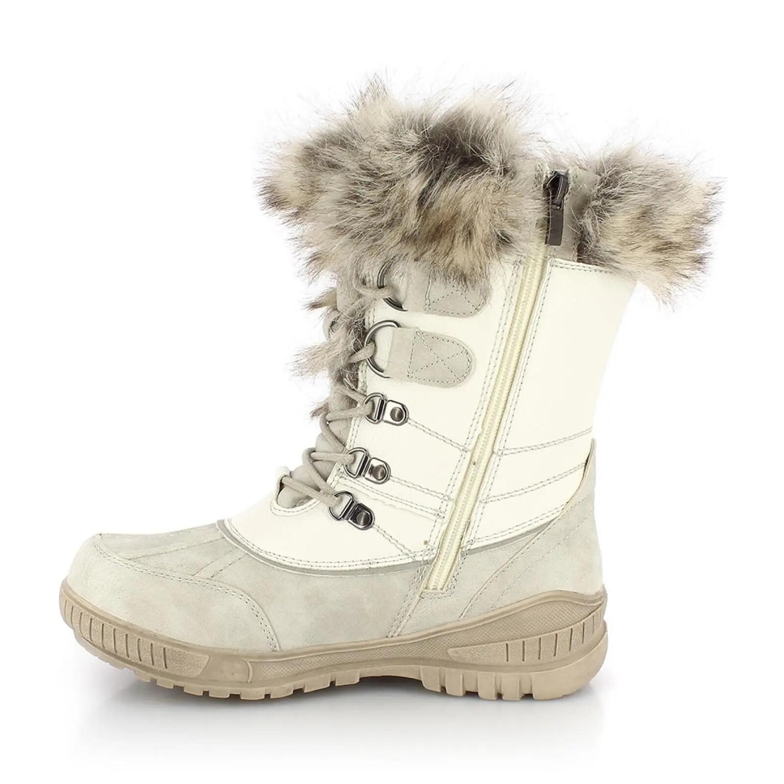 Botas  senderismo en la nieve Apres Ski Delmos Marfil Mujer 2/5