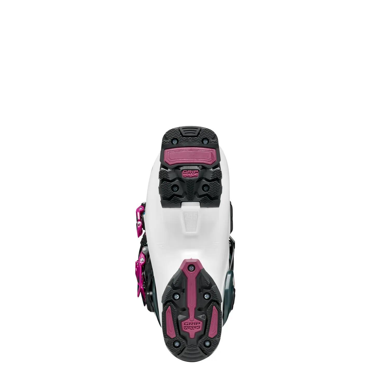 Women's Cabrio Lv 115 W 3dwrap Ski Boots - White Dark Petrol 3/4