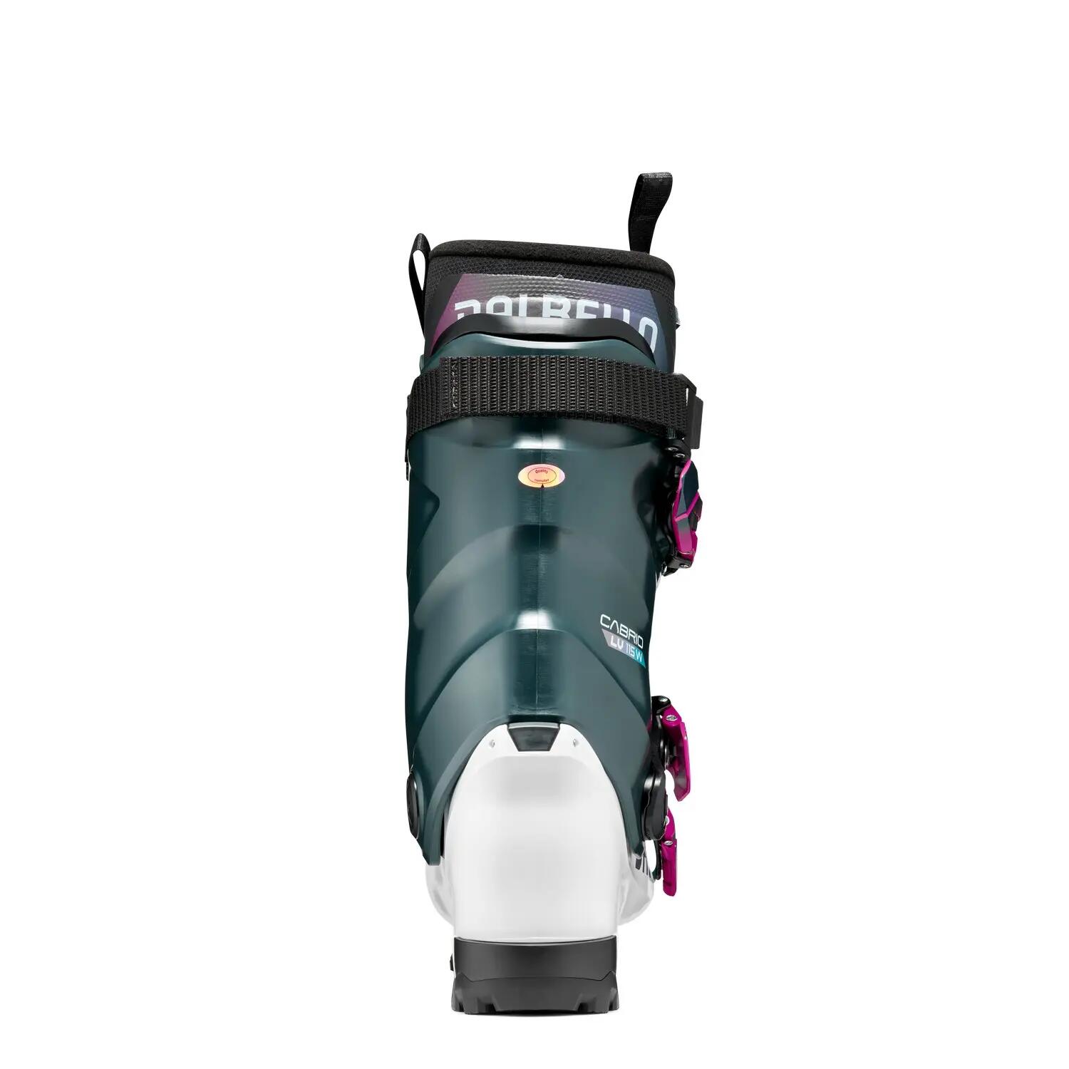 Women's Cabrio Lv 115 W 3dwrap Ski Boots - White Dark Petrol 2/4