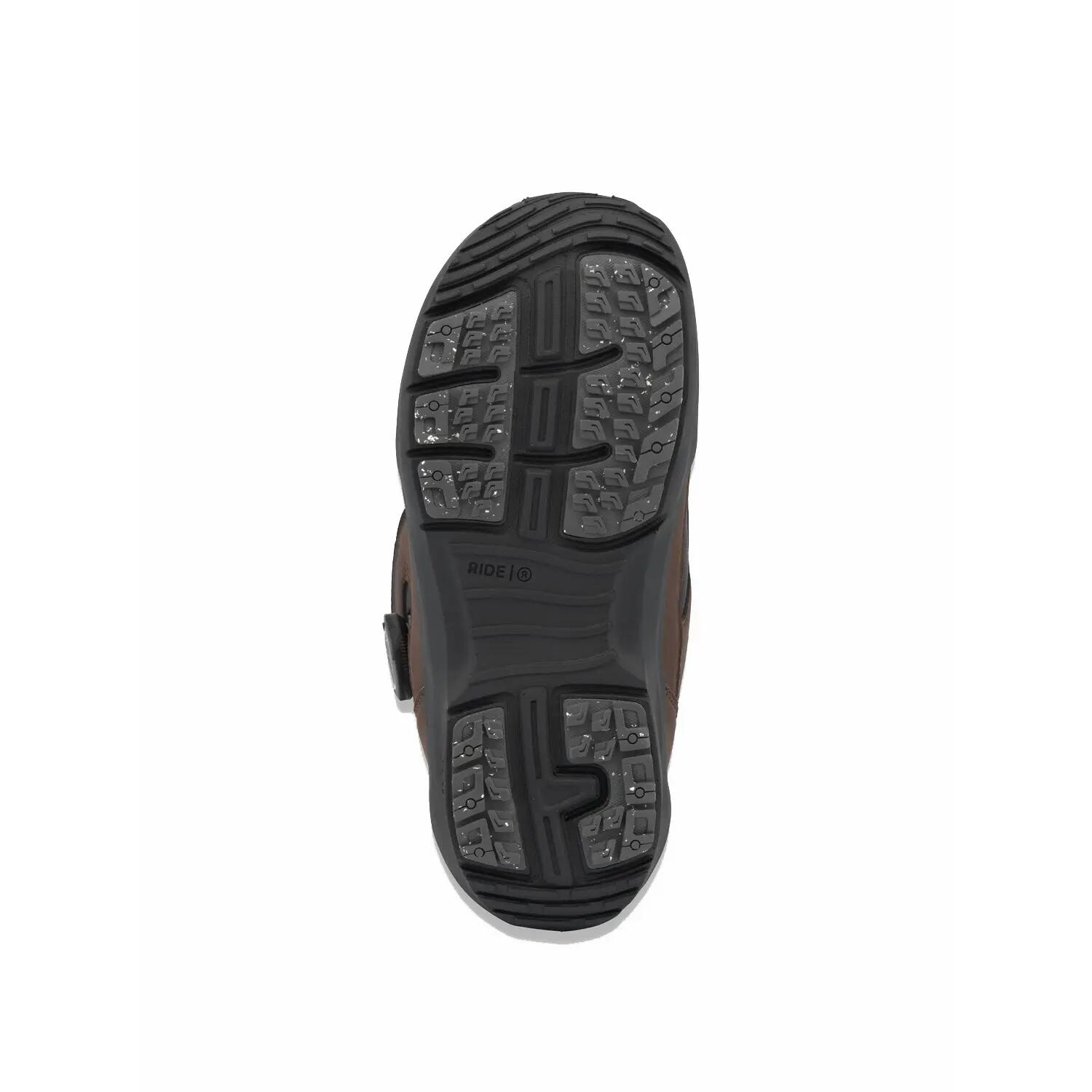 Scarponi snowboard uomo Octave marroni 4/4