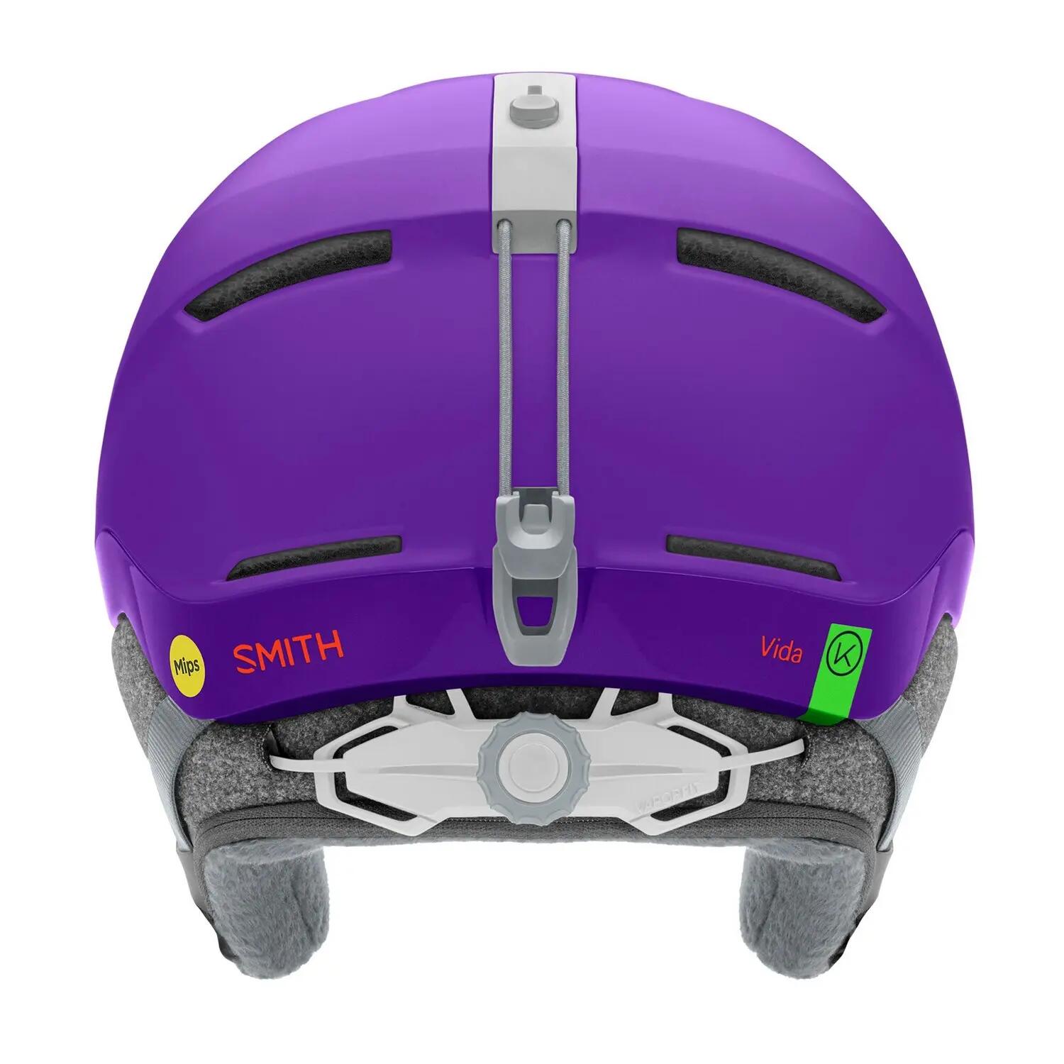 Skihelm Smith Vida Mips Matte Fresh Purple dames 2/3