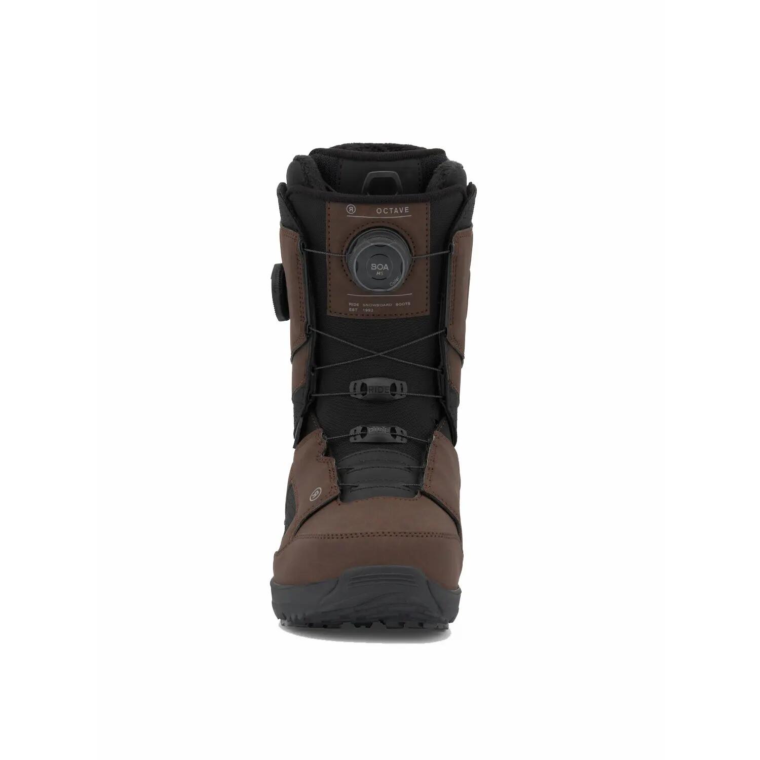 Scarponi snowboard uomo Octave marroni 3/4