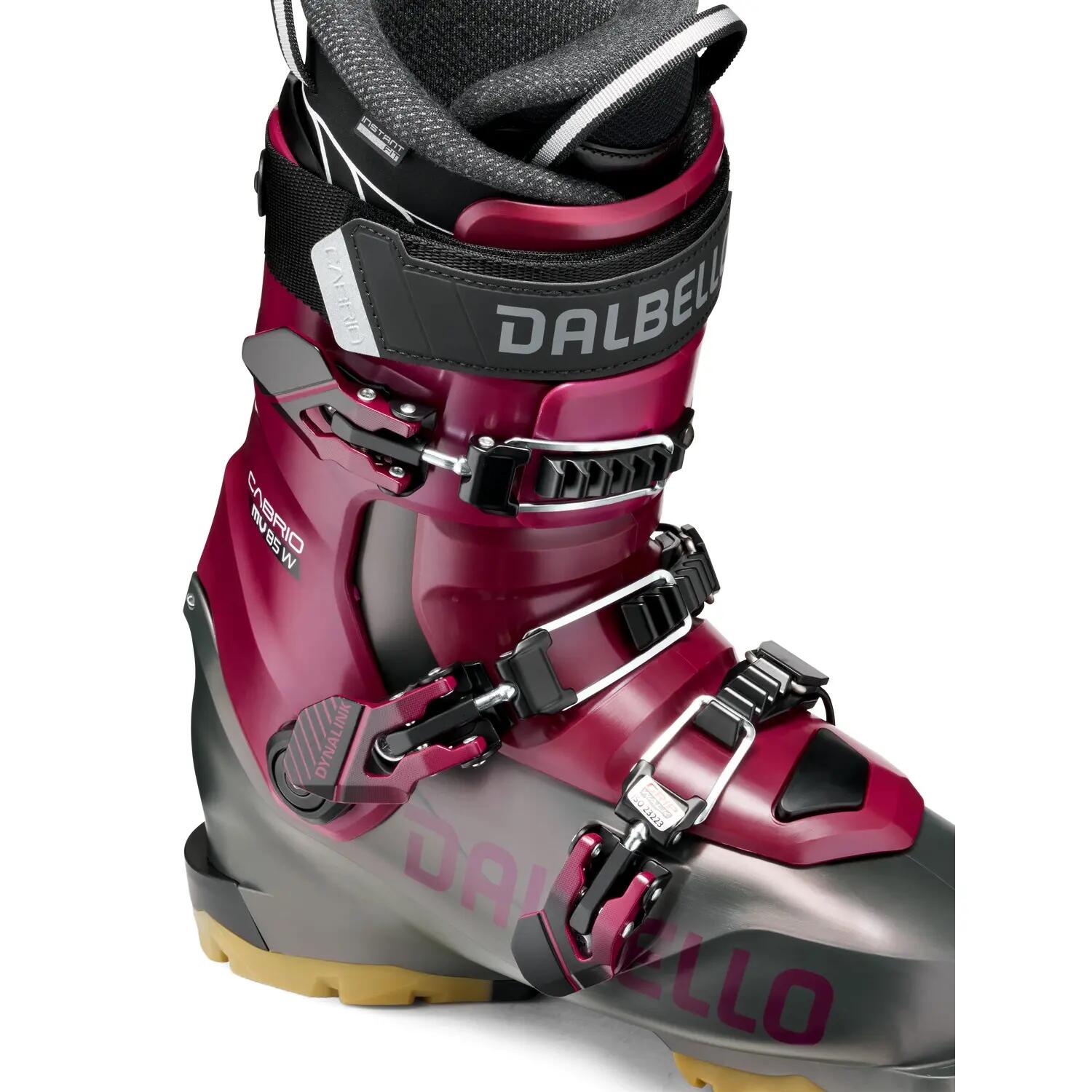 Skischoenen Cabrio Mv 85 W Opal Red Berry dames 3/4