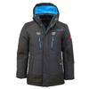 Kids Winter Parka Narvik Waterafstotend Winddicht Donkergrijs/middelblauw