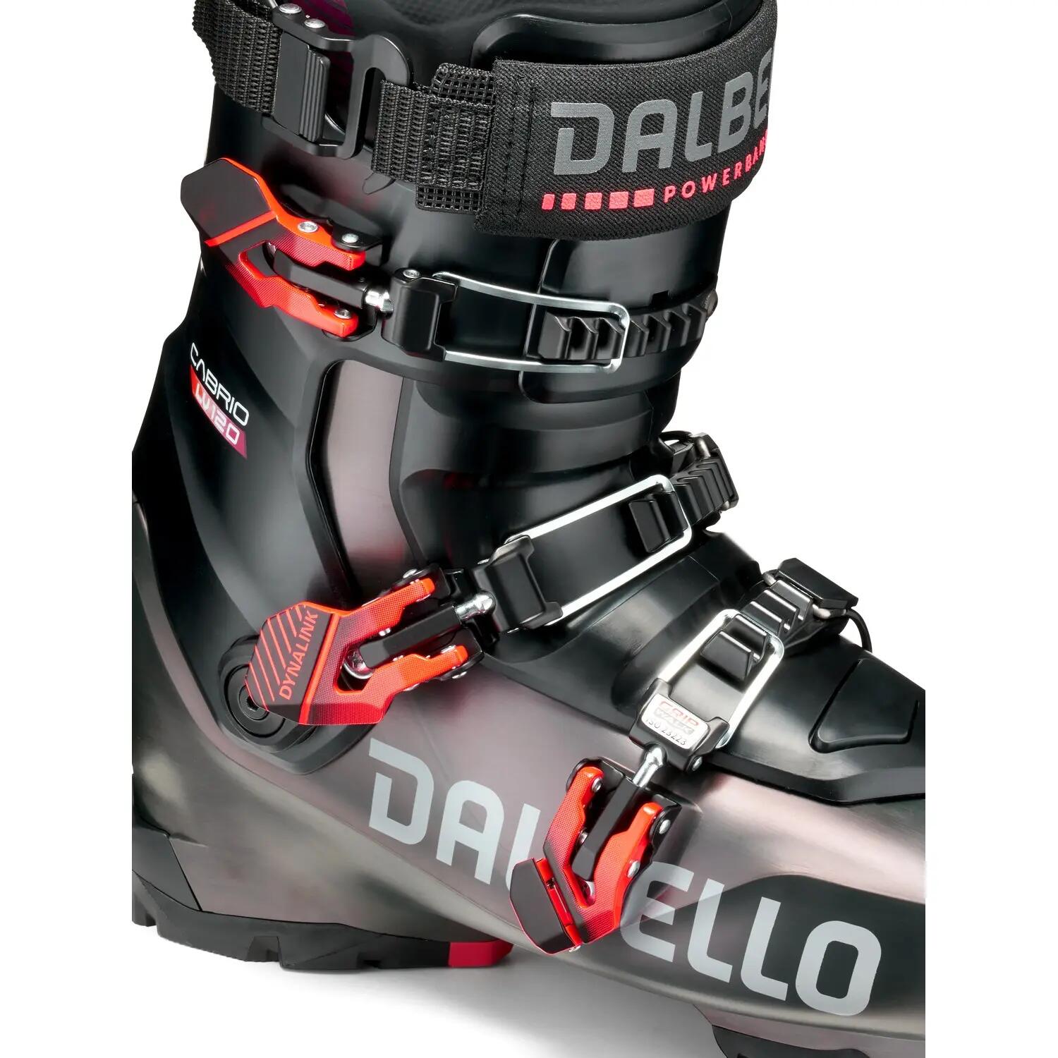 Skischoenen Cabrio Lv 120 3dwrap Opal Red Black heren 3/4