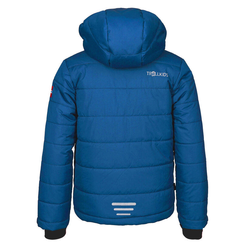 Kinder Winterjacke Hemsedal Mitternachtsblau / Coral