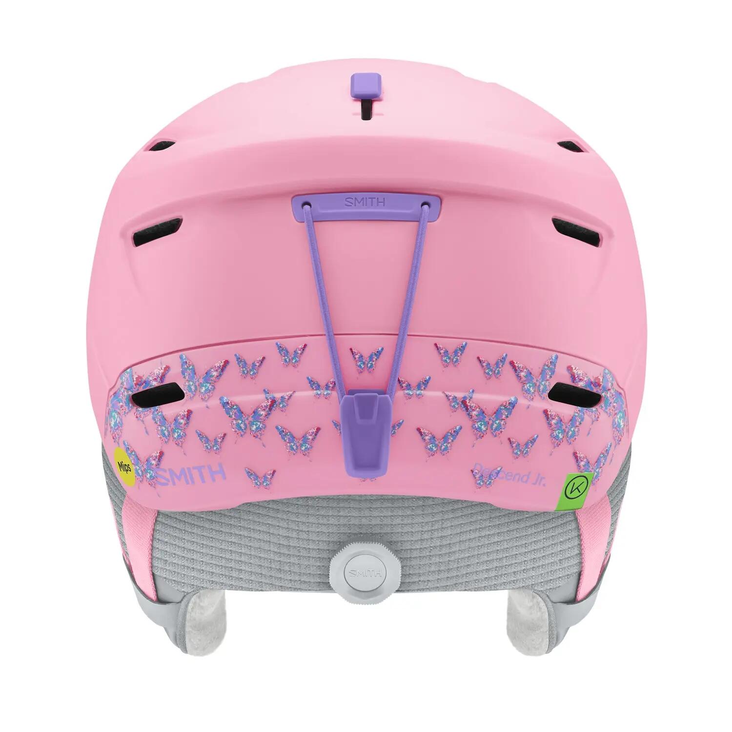 Casque Ski / Snow Descend Jr Mips Matte Bright Pink Lofi Butterfly Fille 2/3