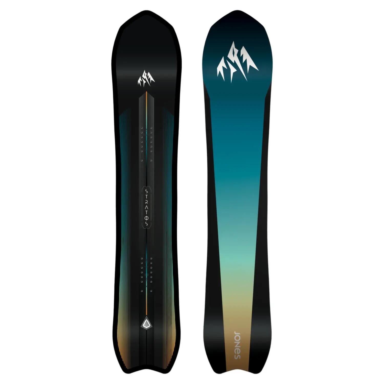 Snowboard Jones Stratos Uomo Nero 2/7