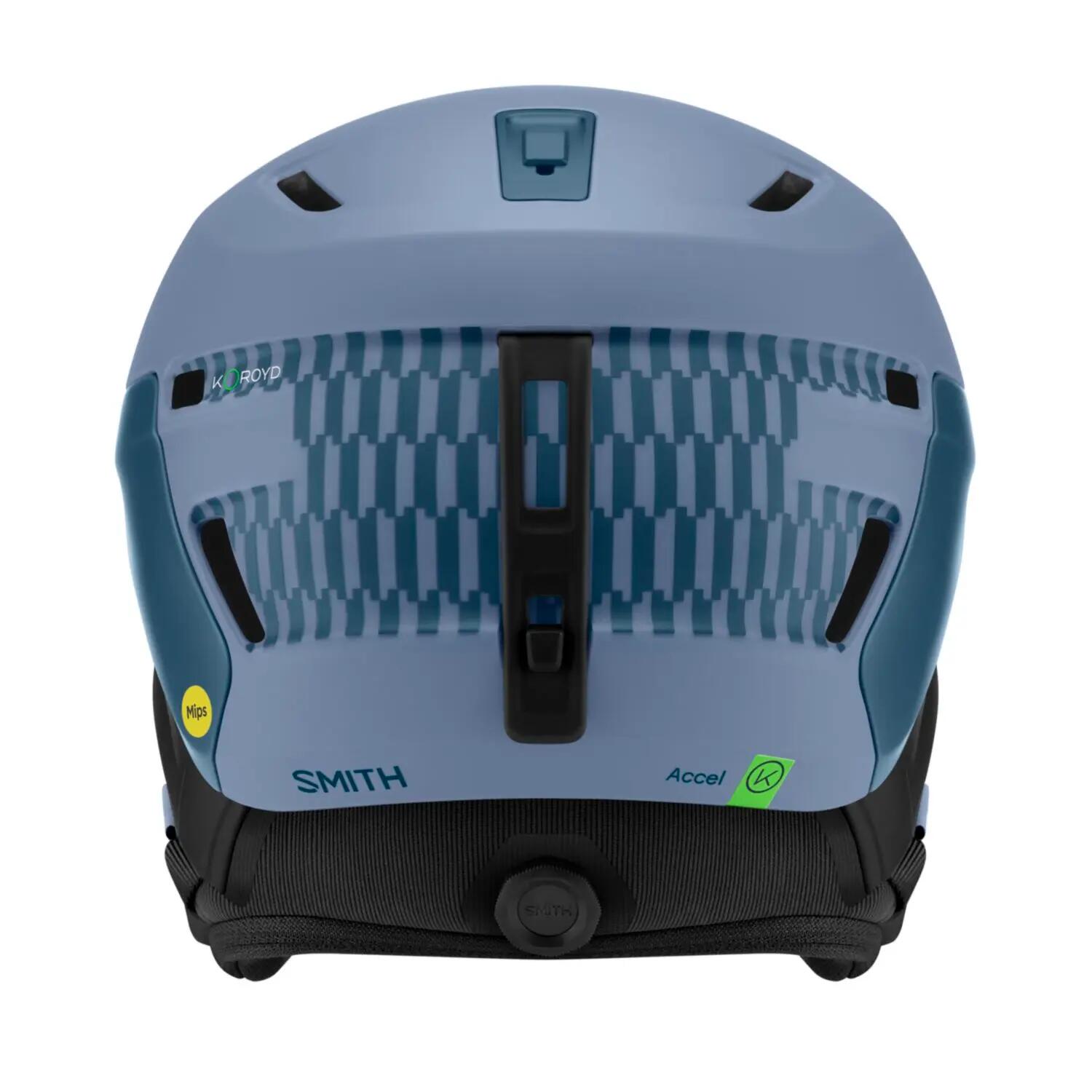 Casco esquí / snow Smith Accel Mips Matte Granite Blue Mediterranean Geo Homme 2/3