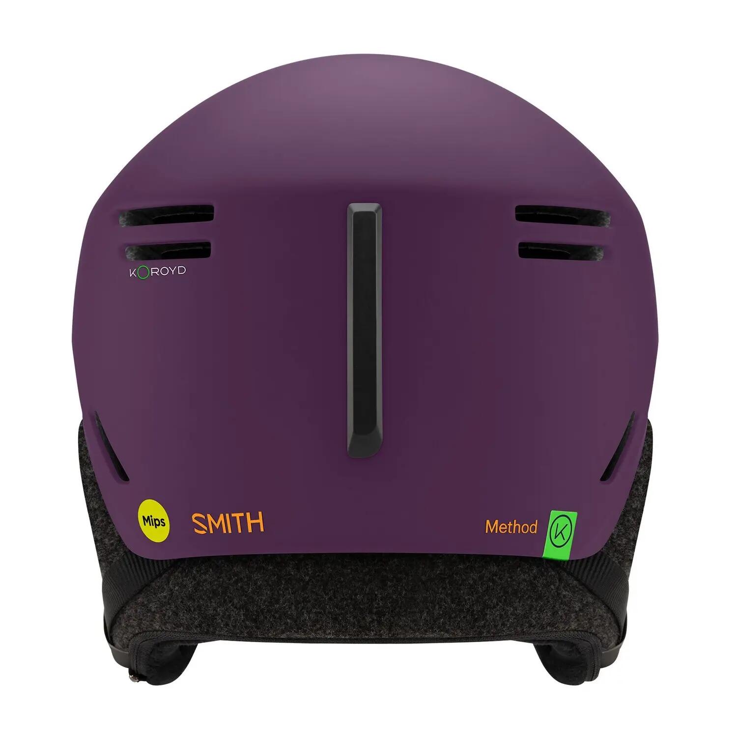Skihelm Smith Method Mips Matte Cherry Lacquer heren 2/3