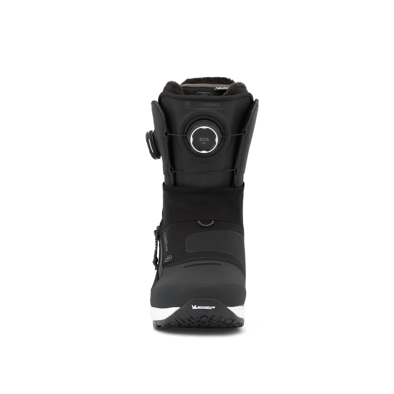 Women's Cadence Black All-Mountain Snowboard Boots 3/5
