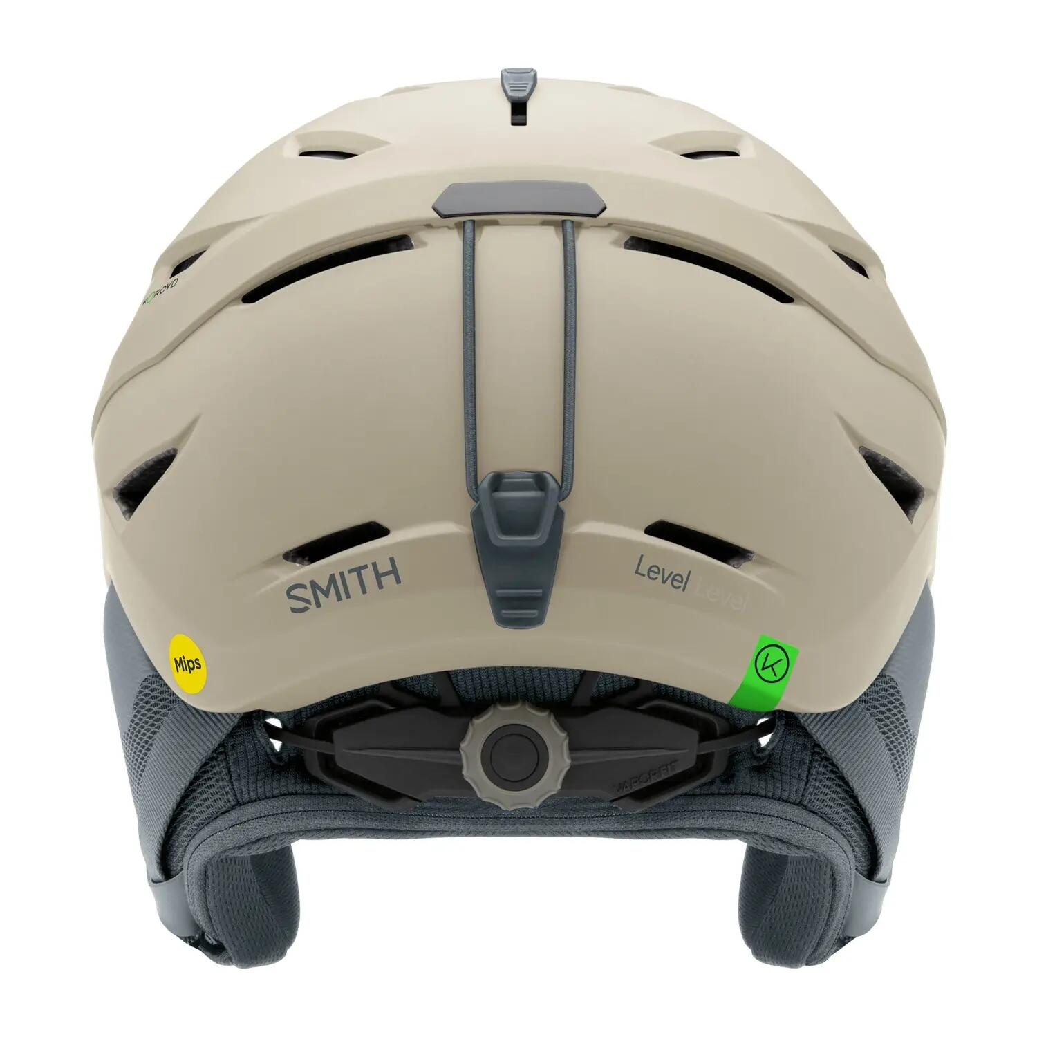 Ski- en snowboardhelm Smith Level Mips Matte Chalk heren 2/3
