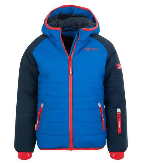 Giacca da sci bambini Hafjell PRO Blu navy / Poliestere impermeabile