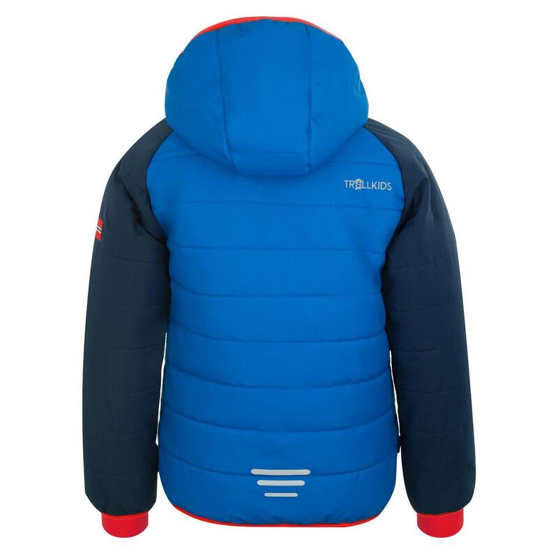 Veste de ski enfant Hafjell PRO Hydrofuge Bleu marine / Bleu moyen / Rouge