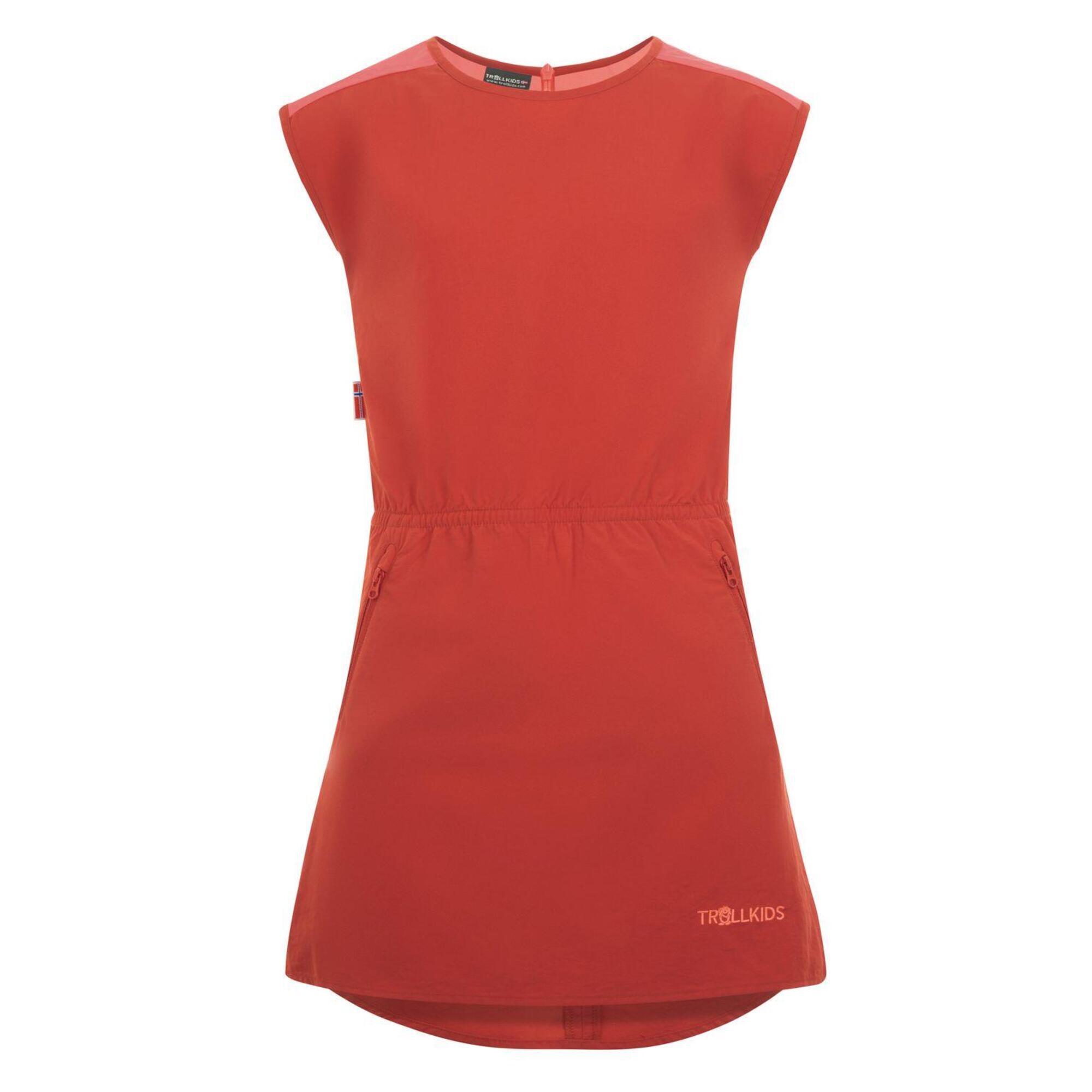 Children's dress Arendal red