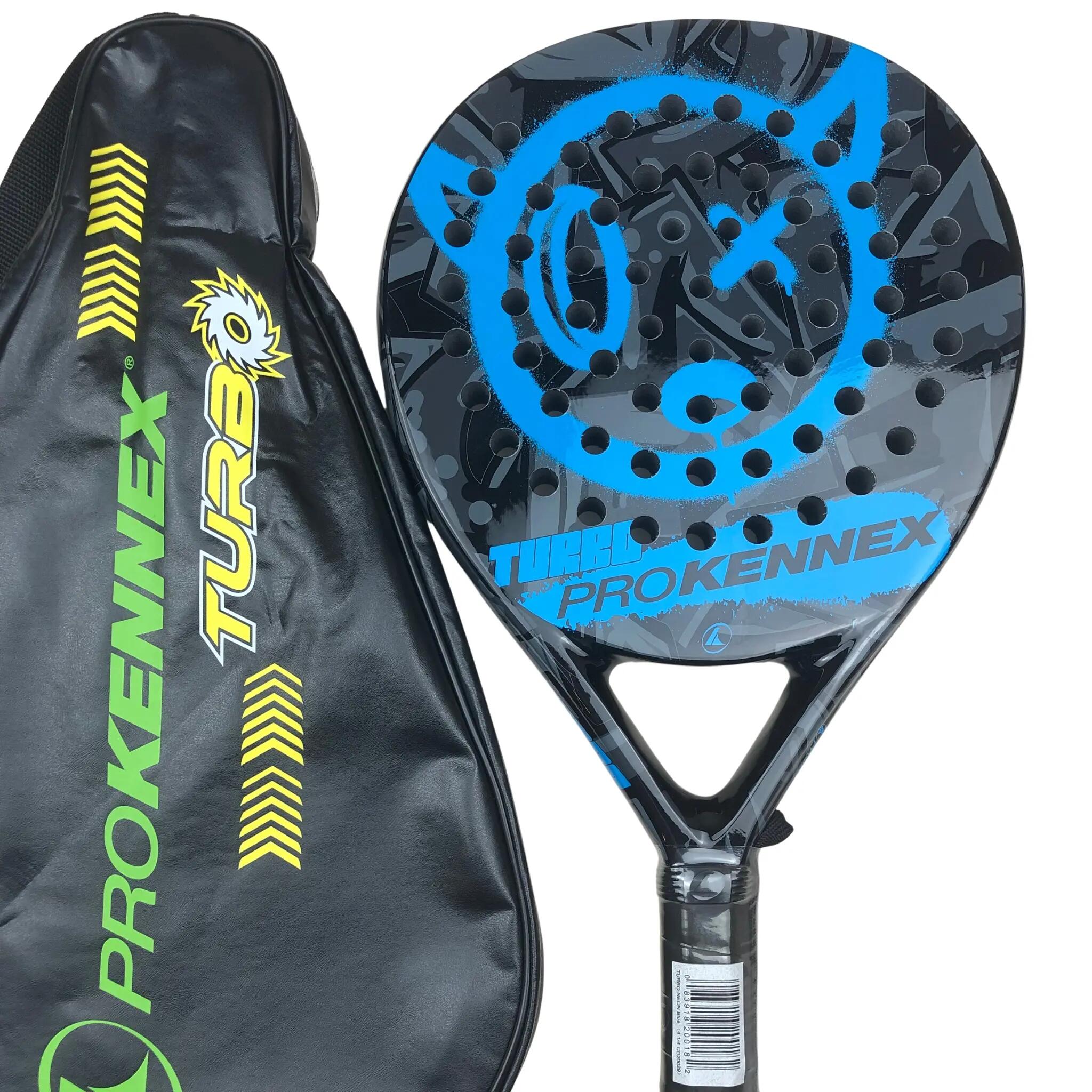 PROKENNEX TURBO 365 Racchetta Pala Padel Blu Blue Devil con Fodero 4/4