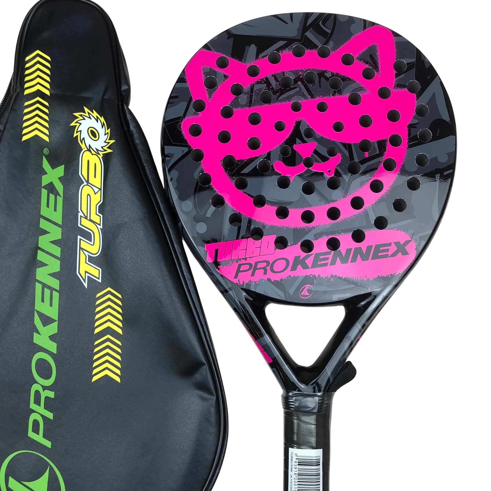 PROKENNEX TURBO 365 Racchetta Pala Padel Paddle Racket Pink Rosa Fucsia Purple 3/4