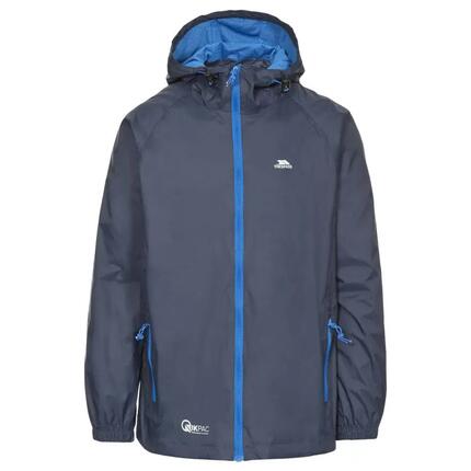 Veste imperméable à capuche zipée Trespass Qikpac