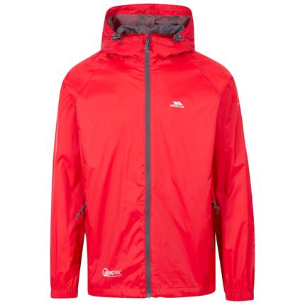 Veste imperméable à capuche zipée Trespass Qikpac